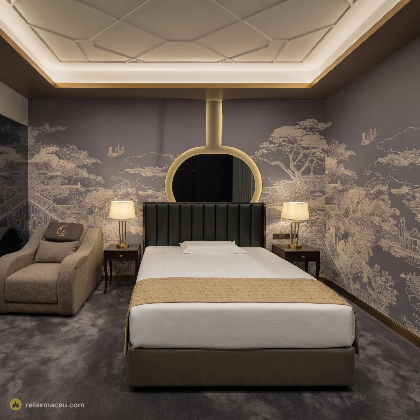 Manhao Spa mural bedroom suite
