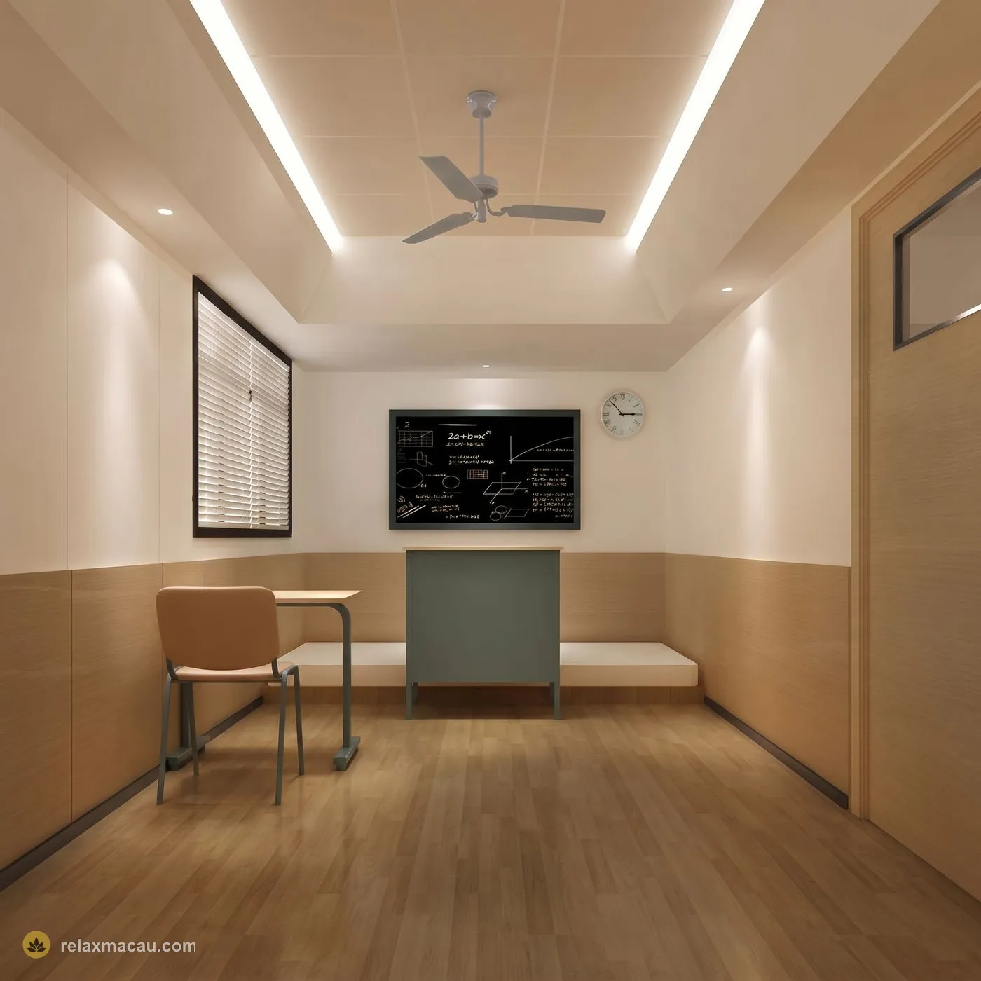 East Castle Spa classroom theme room