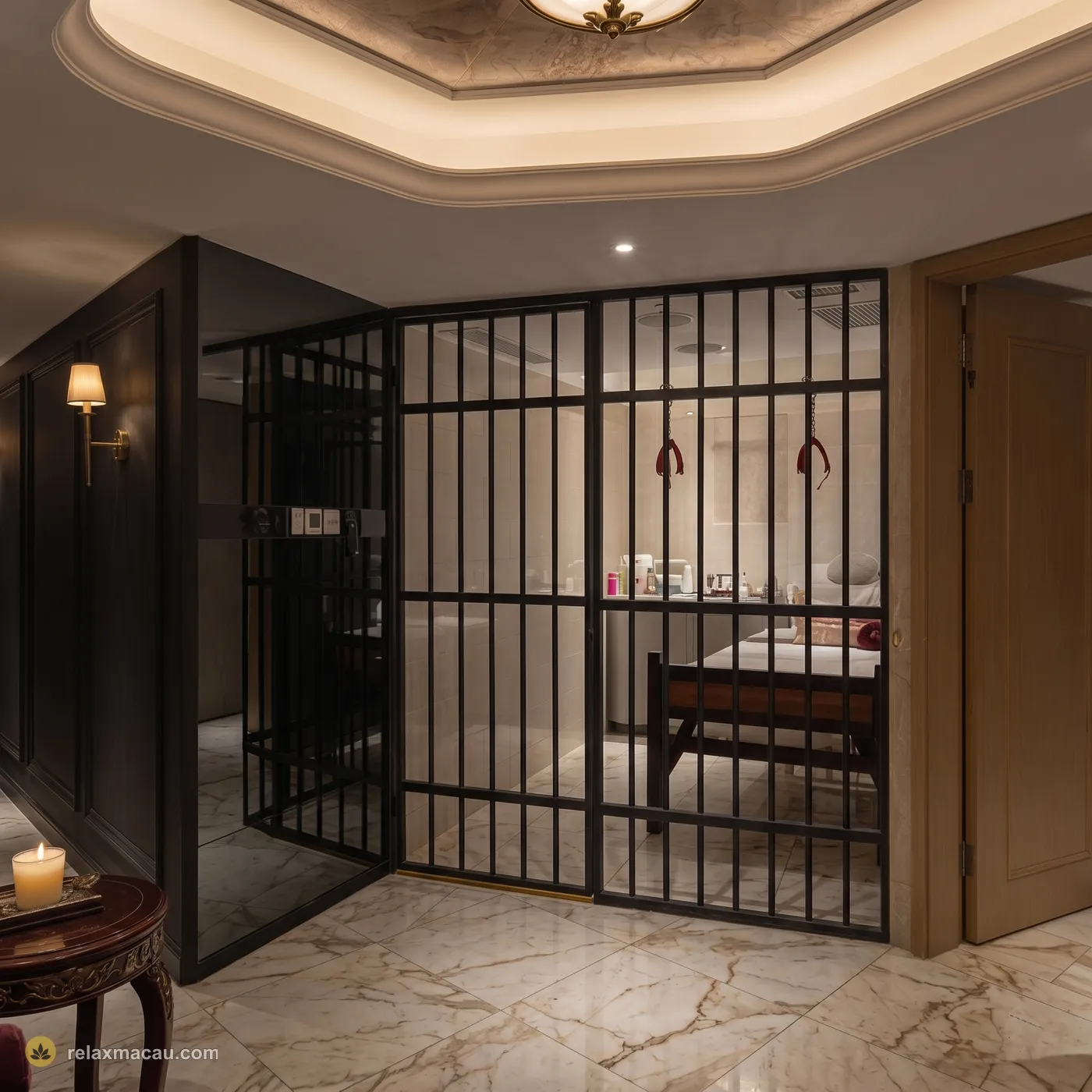 East Castle Spa jail theme room