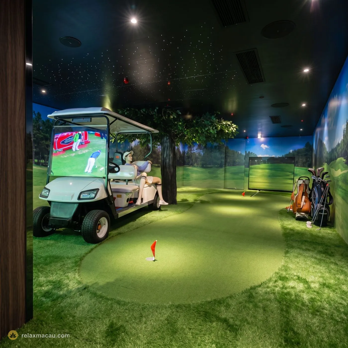 M Club golf theme room
