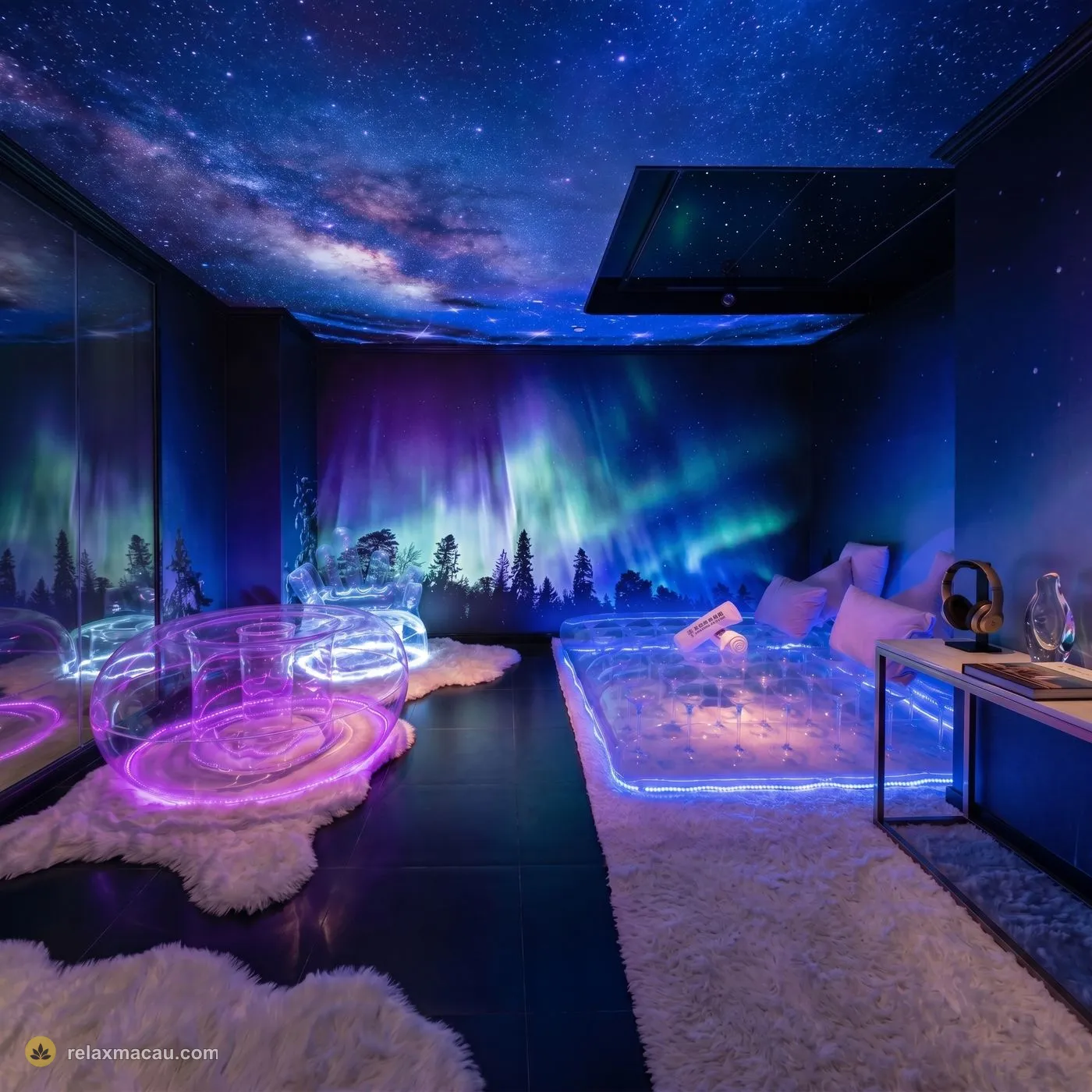 M Club galaxy aurora room